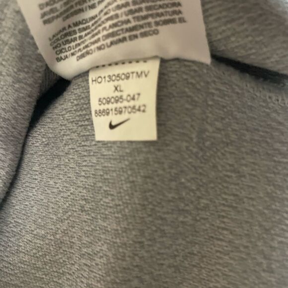 Nike Golf Sweatshirt Mens Size XL Gray 1/4 Zip Dri-Fit Wool Blend 509095-047 - Picture 6 of 8